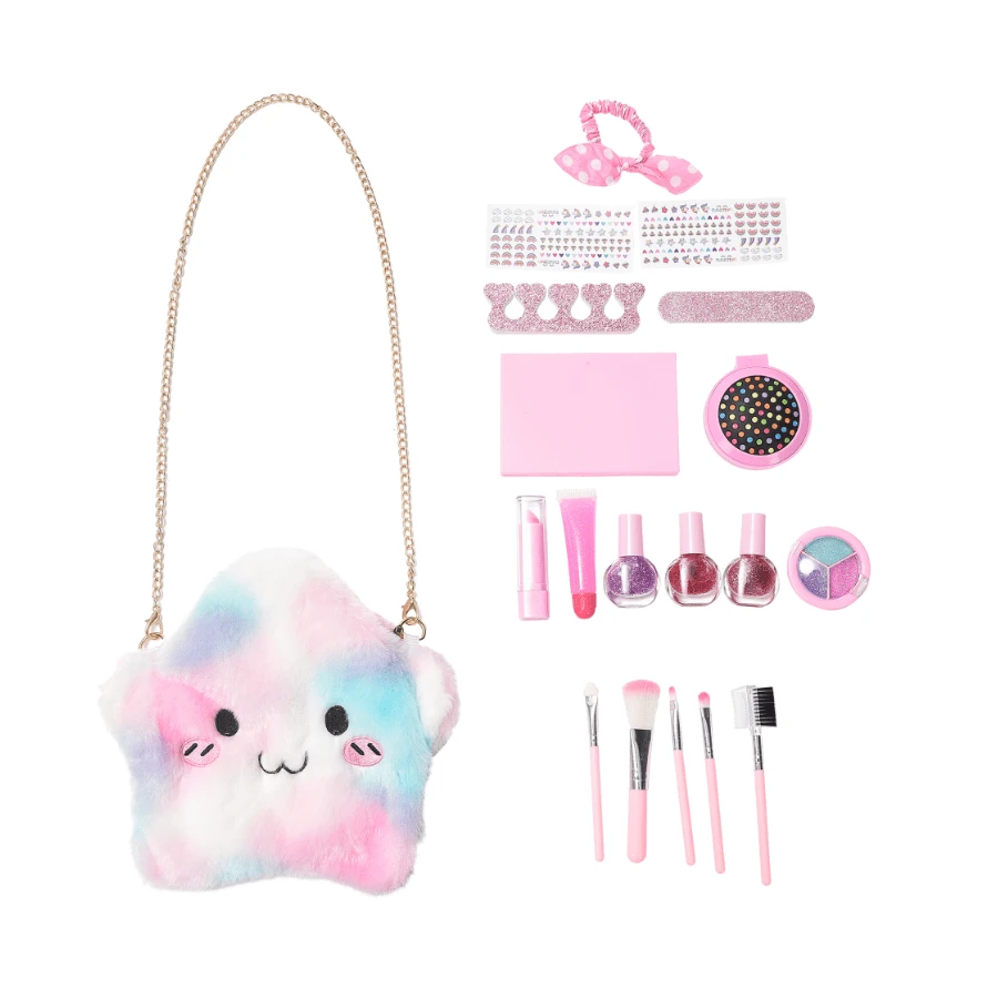 Kit De Maquillaje Niñas Kawaii Juguete Lavable No Toxico - Rosa - Ver 1