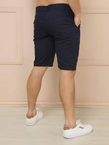 Men Shorts - 藍色 - 查看 3