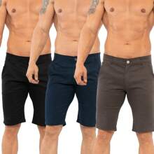 Men Shorts - 黑色 - 查看 2
