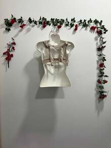 Women Tank Tops & Camis - 米色 - 查看 2