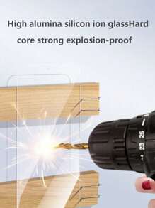 Tấm bảo vệ màn hình độ nét cao bằng nhôm phẳng Tương thích với điện thoại di động Samsung, 1/2/3 miếng - trắng - Xem 8