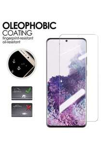 Tấm bảo vệ màn hình độ nét cao bằng nhôm phẳng Tương thích với điện thoại di động Samsung, 1/2/3 miếng - trắng - Xem 4