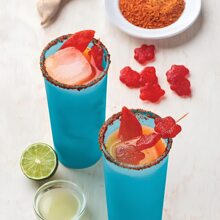 Set 4 Vasos Maravilla Reutilizables de 470ml c/u Tupperware - Azul Cielo - Ver 5