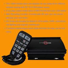 Evershine Signal DC12~24V 200W 车载警报器，带有线遥控扩音系统、MP3播放、录音功能和音量调节，多种警报声可选，适用于消防、救援、防空、工程及其他特种车辆。 - A - 查看 2
