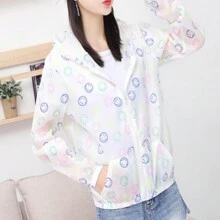 Women's Long Sleeve Breathable Sun Protection Clothing(Random Distribution) - White - View 3