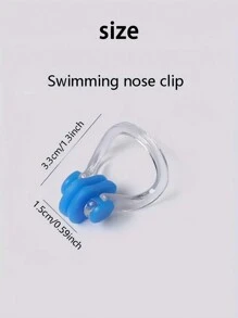 Clip Per Naso Da Nuoto Morbida E Confortevole Da 1 Pezzo, Utilizzata Come Accessorio Per Il Nuoto, Adatta Anche Per Piscine All'aperto E Al Coperto Per Bloccare Gli Odori - Multicolore - Visualizzare 3