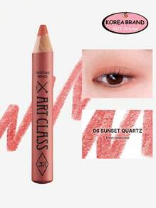 Too Cool Artclass Matte Eyeliner Pencil #6 Sunset Quartz, Creamy Powder Blendable Formula, Lightweight Texture, Seamless Layering, Smudge-Proof, Breathable Hold, Skin-Friendly, Twist-Up Precise Tip, 1.1g/0.03oz, Korean Makeup, South Korea - #6 Sunset Quartz - 查看 1
