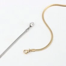 Chain Necklaces - 銀色 - 查看 3