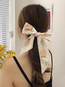 9件套水果图案发带和发圈套装，女士优雅头巾发箍吸汗带，适合上学、大学等场合，秋冬季女士发饰，蝴蝶结适合度假装扮，女士优雅围巾，女士头巾柔软头巾