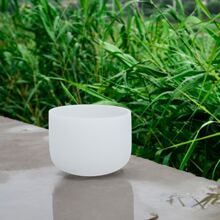 TOPFUND 432Hz C Note Crystal Singing Bowl 10 Inch For Sound Healing With Heavy Duty Carrying Case And Singing Bowl Mallets - White - View 10