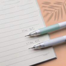 1入/4入組自動鉛筆,學生用0.5mm/簡約時尚設計0.7mm可選,附帶橡皮擦 - 彩色 - 查看 6