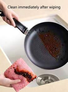2入組/6入組隨機多功能清潔布,適用於汽車、碗盤、廚房、桌子,不沾油污,吸收厚實強勁 - 彩色 - 查看 4