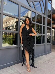 Women Dresses - Black - View 1