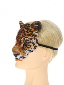 1 mặt nạ họa tiết da báo, chất liệu Eva, mặt nạ hóa trang hình động vật, mặt nạ họa tiết da báo tuyết, phụ kiện trang trí nhà cửa & giải trí, đạo cụ biểu diễn Halloween, phù hợp cho nam và nữ đeo mặt nạ lễ hội, thể hiện sự quyến rũ dễ thương của bạn - Nhiều màu - Xem 10