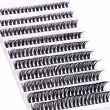 20/30/40/50/60/80/100D 8-16mm Extensão de Cílios Agrupados DIY 200/180 Fileiras Olhar Natural Volumoso Cílios Individuais 3D Falsos Cílios Macios de Vison Volume Maquiagem Falsa