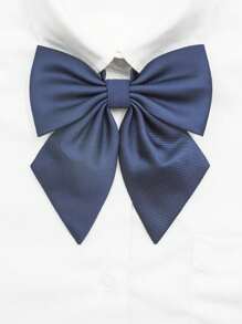 pooting bear 1 Pezzo Cravatta in Maglia in Poliestere di Colore Tinta Unita Stile Scolastico con Collo Regolabile, Adatta per Abiti Quotidiani, Stile Jk, Appuntamenti e Altri Accessori per Donna