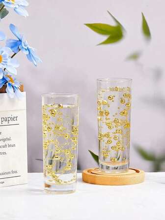 2米- 8+3假珍珠串珠，懸浮蠟燭花環裝飾，花瓶填充物，婚禮派對DIY手工串珠