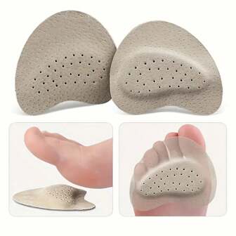 2pcs Anti-Slip Sole Pad & Forefoot Cushion For Women High Heels