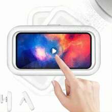 淋浴手機架防水480度旋轉手機架浴室浴缸廚房牆掛支架,適用於iphone 15 14 13 12 11 Plus Pro Max Xs Xr Max等6.8英寸手機 - 粉色 - 查看 4