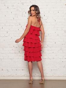 Women Dresses - Đỏ - Xem 2