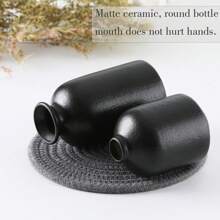 1pc Ceramic Matte Vase For Home Decor, Modern And Minimalist Decorative Vase Set For Pampas Grass, Boho Vase For Farmhouse Living Room Dining Room Tabletop Bookshelf Centerpiece Table Decor Gifts Birthday Graduation Room Decor Flower Vase Glass Vase