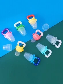 Baby Feeding Tool, Chewlery, Silicone Mesh Fruit Feeder, Infant Teething Toy, With Fresh Fruits And Veggies, Prevent Choking, 1pc