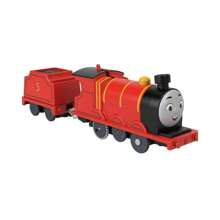 Thomas & Friends Motorized Toy Train James Battery-Powered Engine Ages 3+ Years - Multicolor - View 1