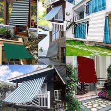 太陽遮雨帆帆篷花園遮陽帆篷98%防紫外線防水遮陽帆與繩索和環孔的花園/院子/露台/陽台遮陽帆,深灰色的遮陽帆篷 - 紅色 - 查看 6