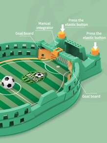 1set Creative Mini Desktop Game Puzzle Toy Including Bowling, Basketball, Football, Indoor Board Game Parts, Random Pattern, Color, Size, Packaging - Multicolor - View 7