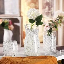 30.000 Stücke klare Wassergel-Perlen, Wassergel-Perlen als Vasenfüller, Weihnachtsdekoration, Hochzeitsmittelpunkt, schwimmende Kerzen, Bepflanzung, Blumendekoration