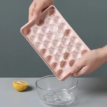 1pc 33-Grid Ice Mold, Creative Round Ice Puck Covered Ice Tray, Double-Layer Design, Easy To Make Ice, Can Make 33 Ice Pucks At One Time, Random Color, Party, Birthday Recoration, For Outdoor, Camping - Multicolor - View 6