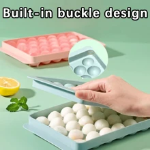 1pc 33-Grid Ice Mold, Creative Round Ice Puck Covered Ice Tray, Double-Layer Design, Easy To Make Ice, Can Make 33 Ice Pucks At One Time, Random Color, Party, Birthday Recoration, For Outdoor, Camping - Multicolor - View 7