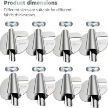 4 Pcs Sewing Rolled Hemmer Foot Rolled Hem Hammer Foot For Sewing Machine, Rolls Hemming Attachement Rolled Seam Presser Foot, Sewing Accessories & Tools