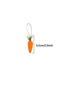 10 mặt dây chuyền trang trí hình cà rốt Phục sinh, đồ trang trí cà rốt mini dễ thương cho đạo cụ trang trí tiệc quà tặng tốt nhất - trái cam - Xem 2