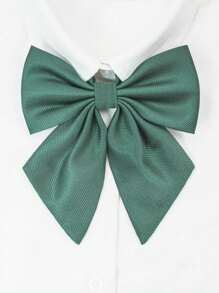 pooting bear 1 Pezzo Cravatta in Maglia in Poliestere di Colore Tinta Unita Stile Scolastico con Collo Regolabile, Adatta per Abiti Quotidiani, Stile Jk, Appuntamenti e Altri Accessori per Donna