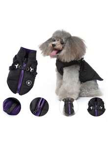 Pet Dog Winter Jacket Coat, Zipper Vest Clothes For Small Medium Large Dogs, Good Quality