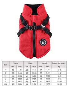 Pet Dog Winter Jacket Coat, Zipper Vest Clothes For Small Medium Large Dogs, Good Quality