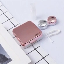 1 件装镜面便携式隐形眼镜盒简约高端伴侣盒，可替换、旅行、日常使用万圣节万圣节 - 彩色 - 查看 13