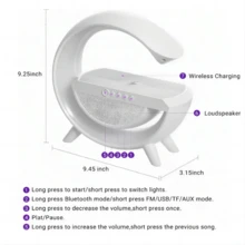 Lámpara de luna - Blanco - Ver 5