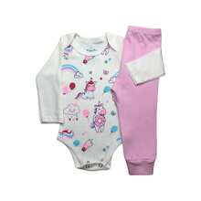 Baby Girls Bodysuits - Hot Pink - View 2