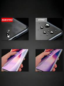 Set 2 Mica Hidrogel Protector Pantalla/Trasera Para Modelos de Galaxy , Anti Huellas, Privacidad, Matte, Anti Blue Ray. - MATTE - Ver 2