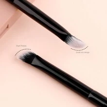 1pc Mini Concealer Brush, Angled Foundation Cream Concealer Brush, Small Triangle Concealer Brush, Mini Concealer Applicator,Foundation Brush,Concealer Brush,Blush Brush,Contour Brush,Blush Brush,Bronzer Brush,Powder Brush,Foundation Brush,Blush Brush - Black - View 4