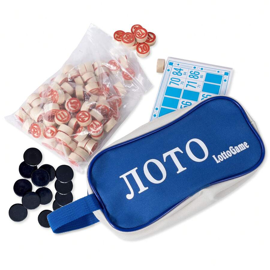 Russian Loto Family Game - Bingo Game For Adults - Tombola Games ...