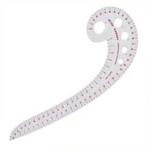 1pc Multifunctional Soft Plastic Comma-Shaped Curve Ruler Scale Sewing Tool Curve Patchwork Ruler Quilting Thread Crochet Curve Ruler