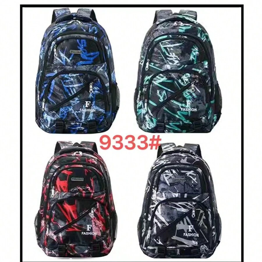 Men Fashion Backpacks - 黑色 - 查看 1