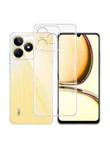 Funda Uso Rudo Acrigel Transparente Para Realme C53 - transparente - Ver 1
