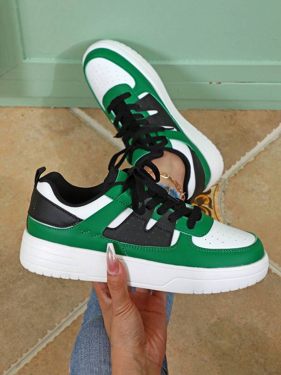 Không giới tính Giải trí Thể thao Màu xanh lá Giày trượt băng - Nhiều màu - Xem 1