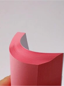 1入組100張固色強黏紙，適用於手帳、Salt系列INS Morandi色便箋備忘錄、裝飾和文具。