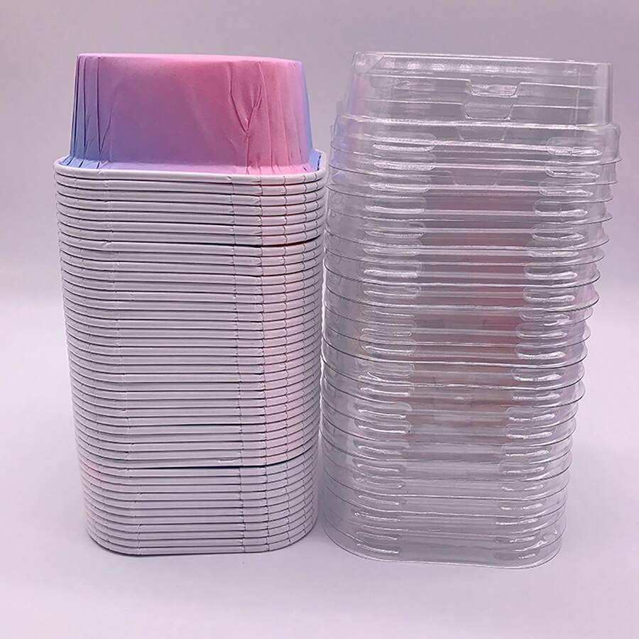 50 Papier Cupcake Förmchen, Kuchenförmchen die bei hohen Temperaturen