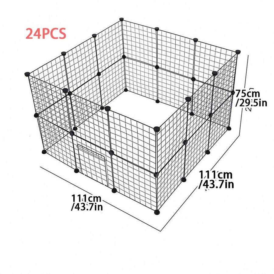 Pet Fence Rabbit Cage Indoor Small Animal Enclosure With Wire Netting
